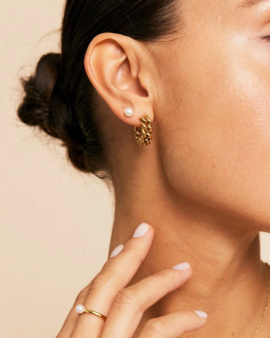 Edblad Lilian Studs M Gold