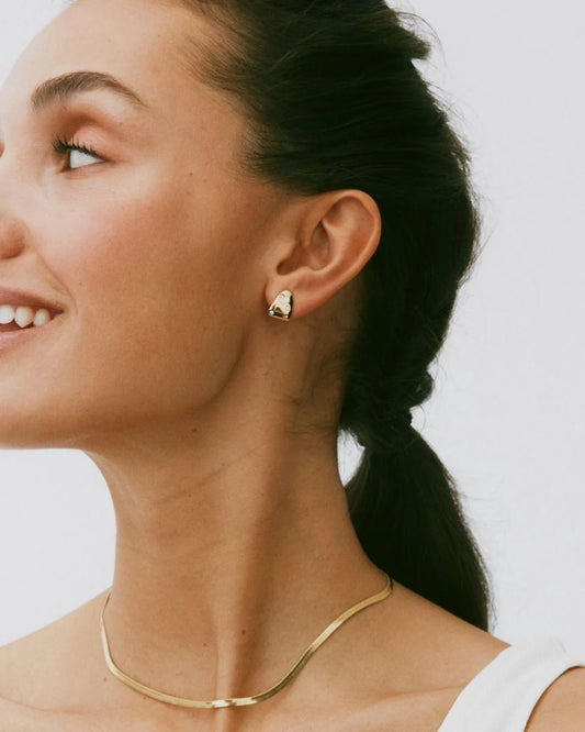 Edblad Selena Studs CZ Gold