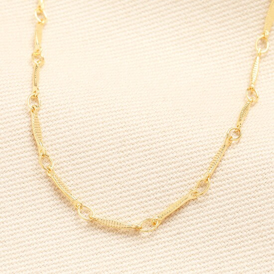 Lisa Angel Fish Chain Necklace Gold
