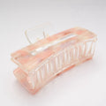 rectangle Hair Claw Clip Pink