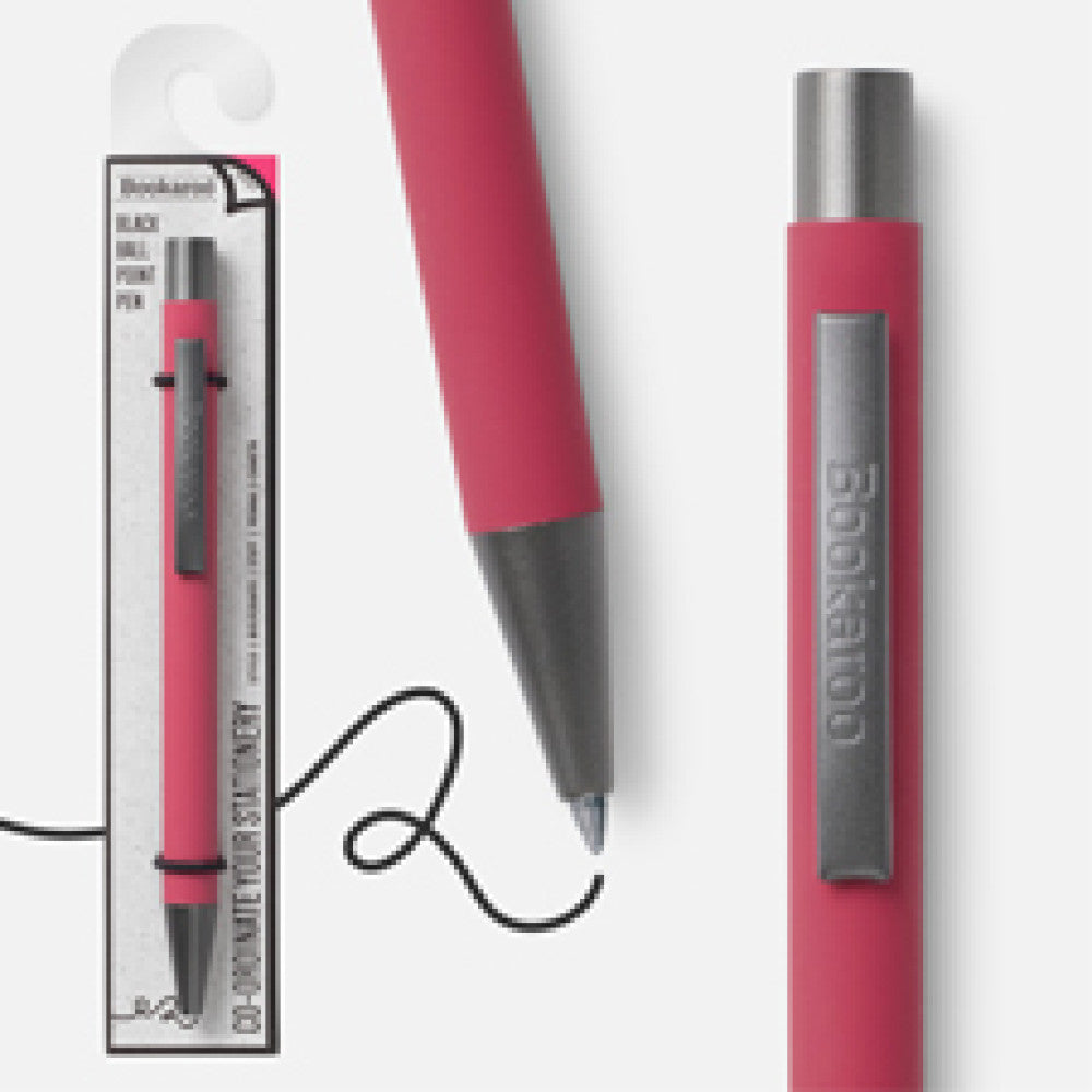 If Bookaroo Ball Point Pen Hot Pink