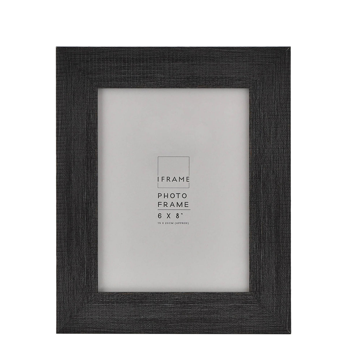 iFrame Deep Etched Effect Profile Charcoal 6" x 8"