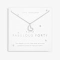 Joma Jewellery A Little Fabulous Forty Silver Necklace