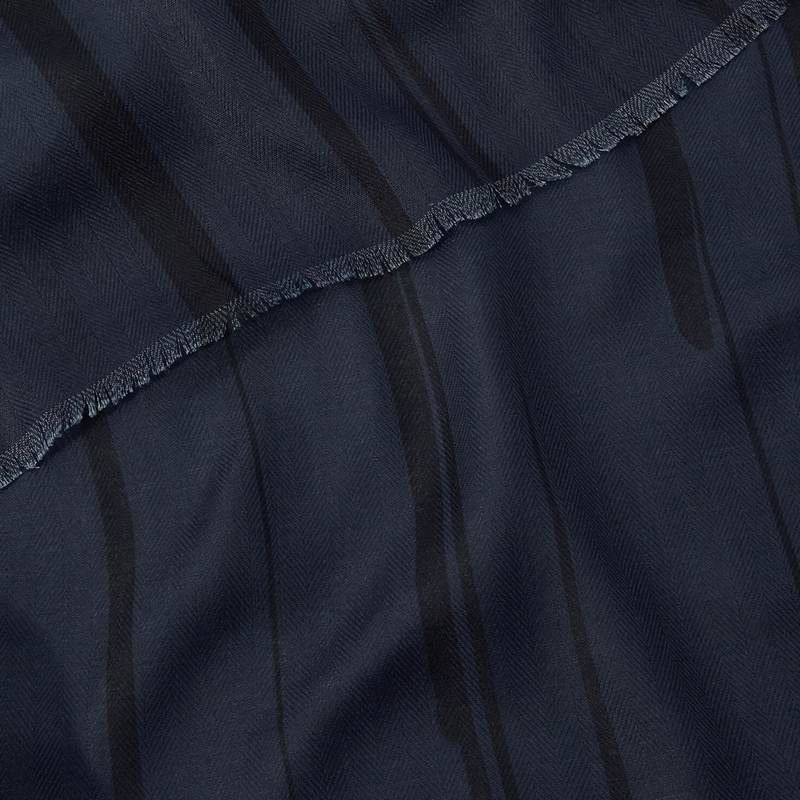 Katie Loxton Printed Scarf Dashed Line Navy/Black