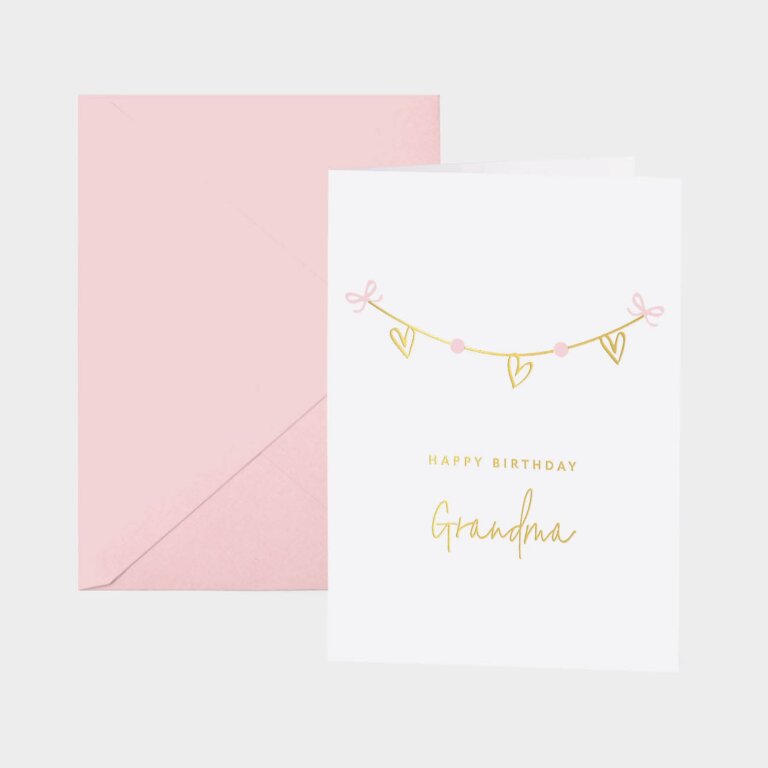 Katie Loxton Greetings Card Happy Birthday Grandma Individual