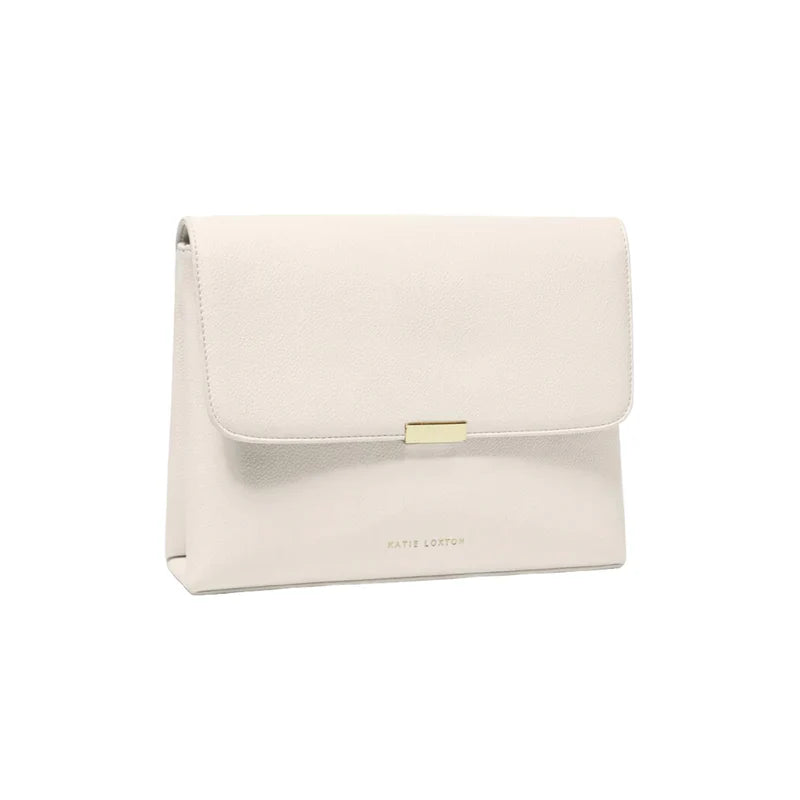 Katie Loxton Lea Clutch Bag Off White