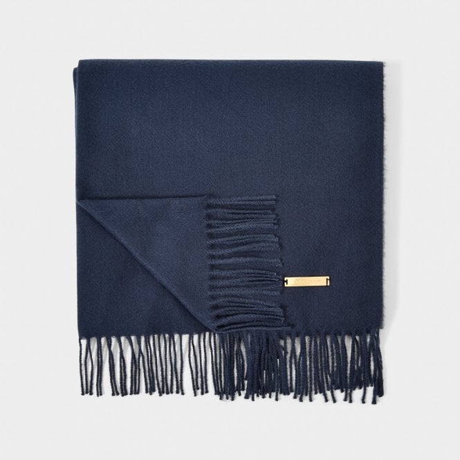 Katie Loxton Blanket Scarf Dark Navy