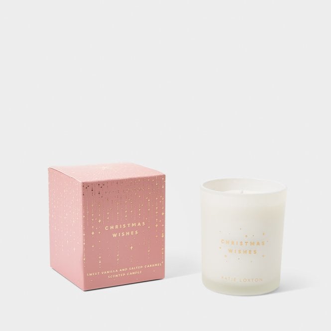 Katie Loxton Festive Candle Christmas Wishes Sweet Vanilla And Salted Caramel