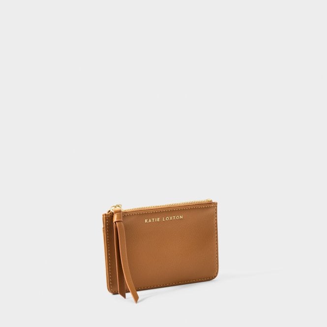 Katie Loxton Isla Coin Purse & Card Holder Tan