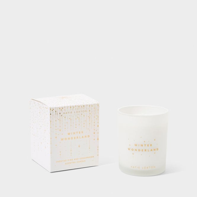 Katie Loxton Festive Candle Winter Wonderland Frosted Pine And Cedarwood