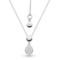 Kit Heath Coast Pebble Glisten Pavé CZ RP 18" Necklace