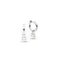 KH Coast Tumble Pearl Hinged Hoop Earrings