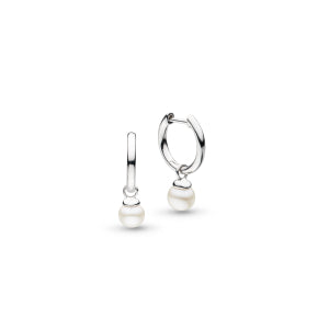 KH Coast Tumble Pearl Hinged Hoop Earrings