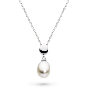 KH Coast Pebble Pearl FP RP 18" Necklace