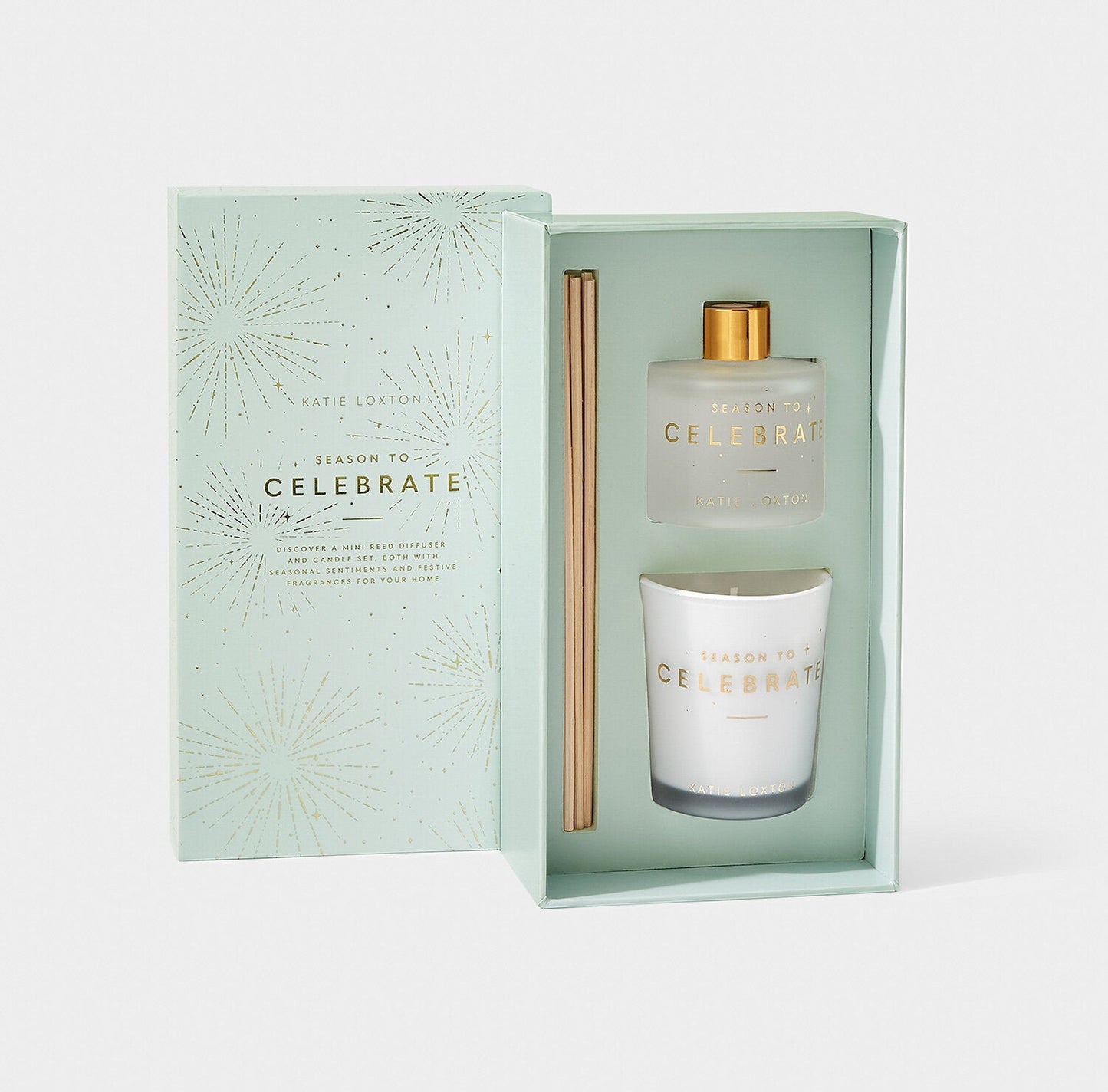 Katie Loxton Christmas Mini Set Season To Celebrate Ice Blue