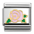 030285/31 Classic MADAME MONSIEUR  Pink Rose Charm