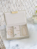 Stackers Oatmeal Mini Jewellery Box Lid
