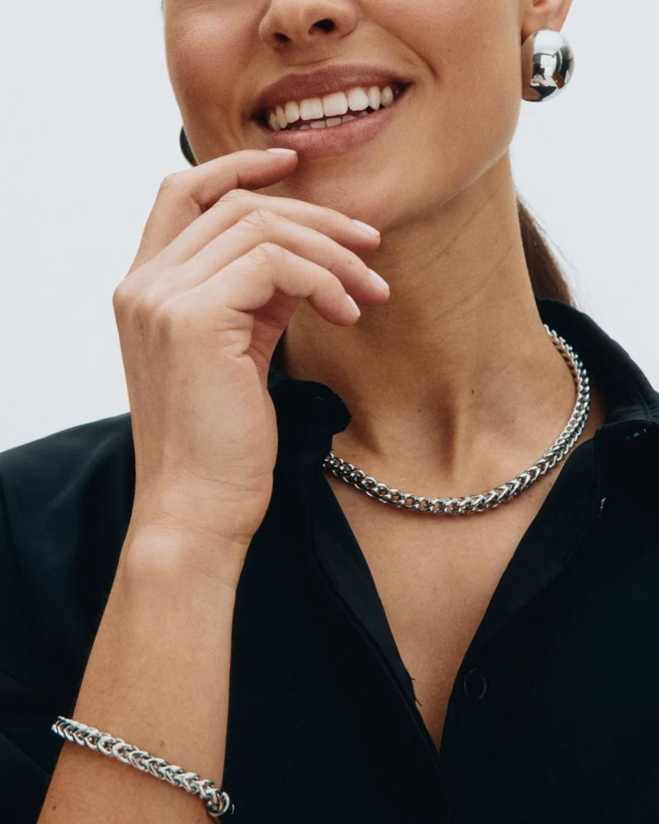 Edblad Spiga Chain Necklace Steel
