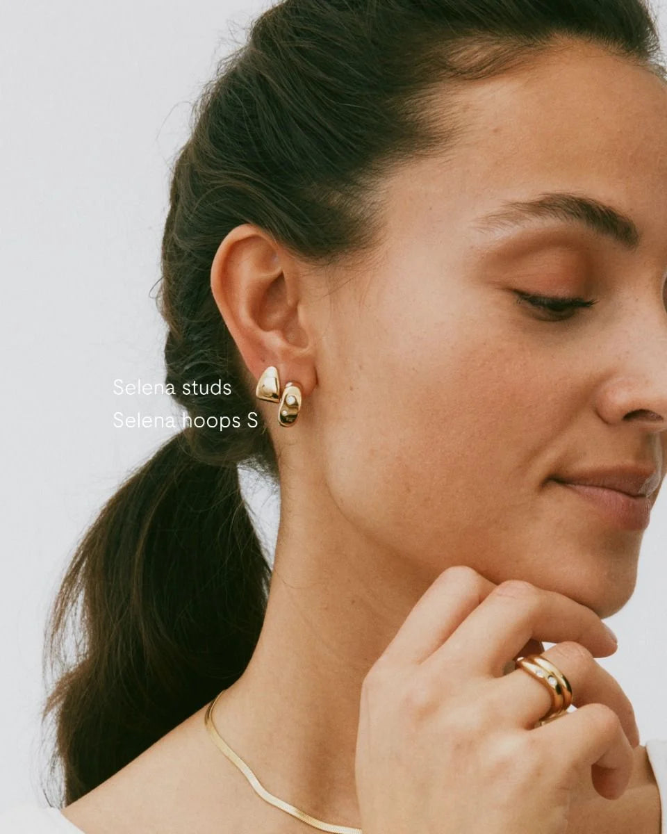 Edblad Selena Hoops Gold