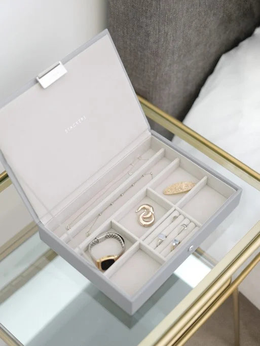 Stackers Pebble Grey Classic Jewellery Box Lid