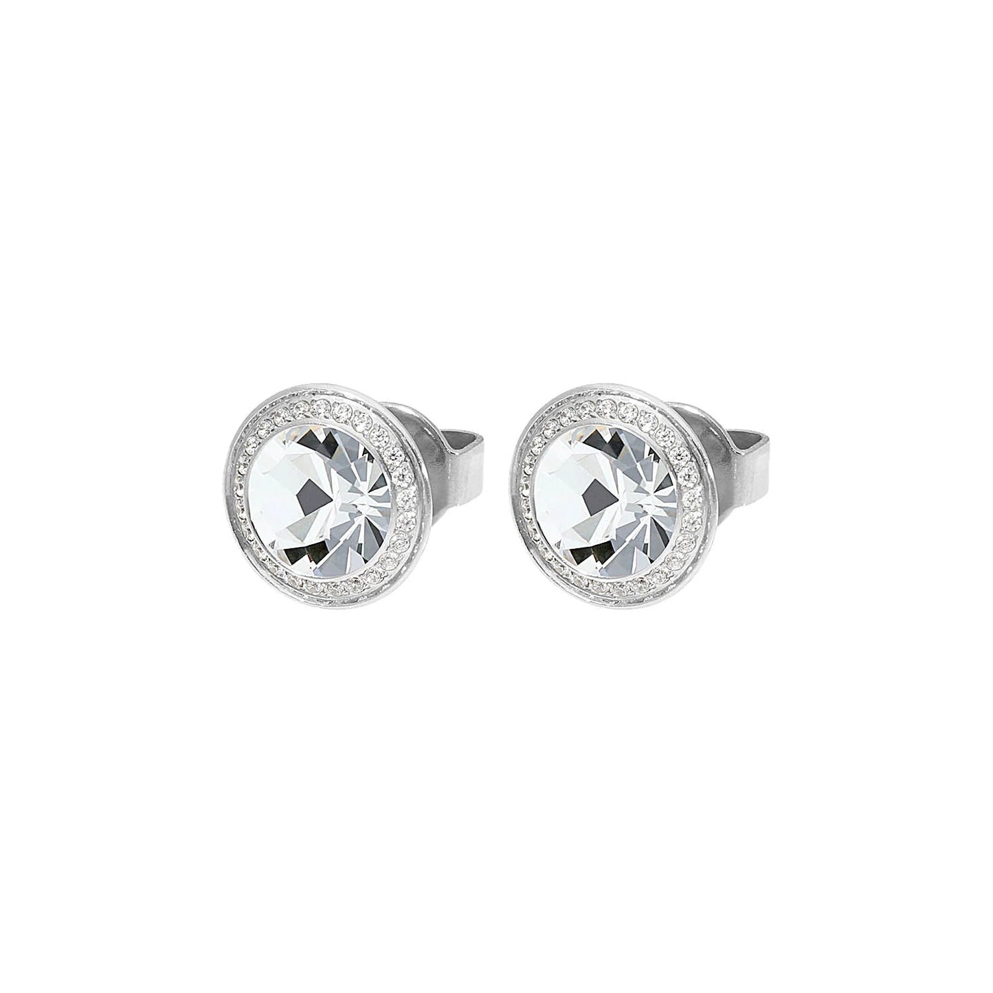Stud Tondo Deluxe S/P 9mm Earrings