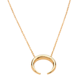 Scream Pretty Horn Necklace 18k Gold Plated Sterling Silver