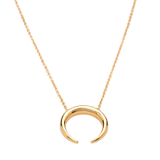 Scream Pretty Horn Necklace 18k Gold Plated Sterling Silver