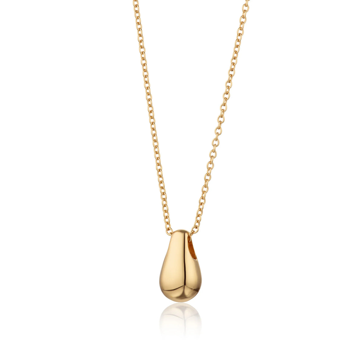 Scream Pretty Teardrop Necklace 18k Gold Plated Sterling Silver
