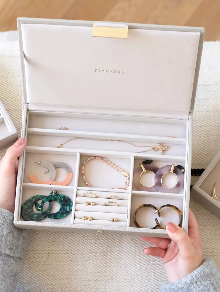 Stackers Taupe Classic Jewellery Box Lid
