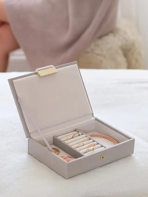 Stackers Taupe Mini Jewellery Lid