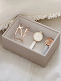 Stackers Taupe Mini Watch And Accessories Layer