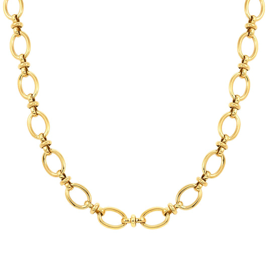 AFFINITY necklace, steel Yellow Gold 028604/012