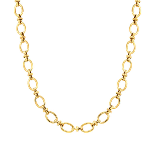 AFFINITY steel necklace (LONG) Yellow Gold 028605/012