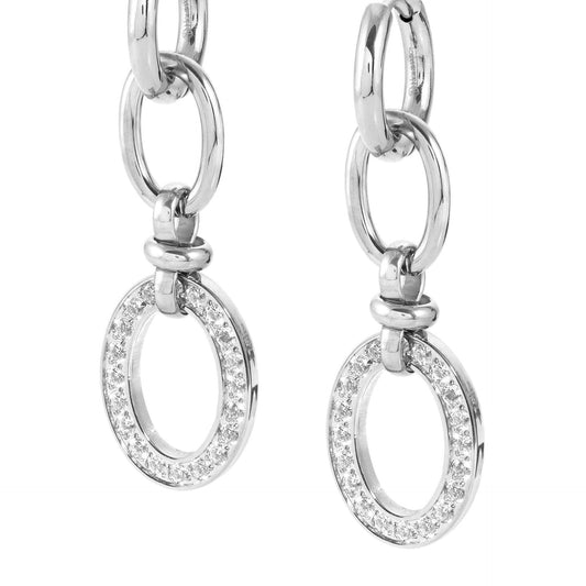 AFFINITY earrings  steel  cz (PENDANT) Steel 028608/001