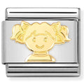 030162/73 Classic,St. steel,18k gold Girl