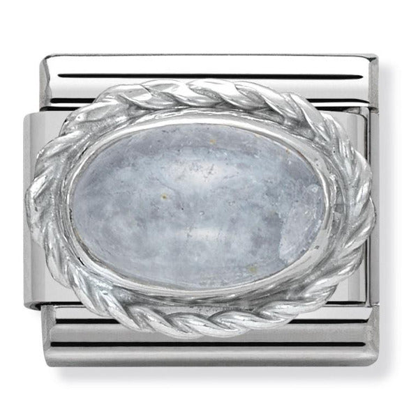 330504/01 Classic Silvershine Aquamarine
