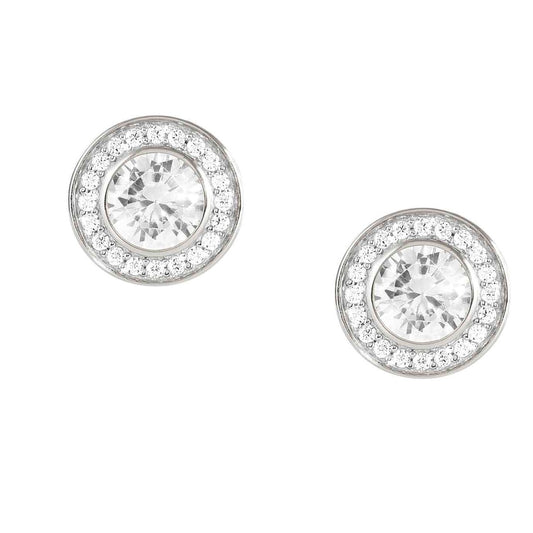 AUREA earrings 925 silver,CZ, STUD  White 145705/010