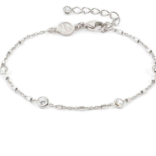 BELLA bracelet ed, DETAILS, 925 silver,CZ,Mixed Chain 146684/034