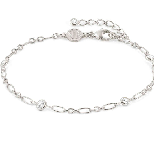 BELLA bracelet ed, DETAILS,925 silver, CZ Elongated Chain 146684/036