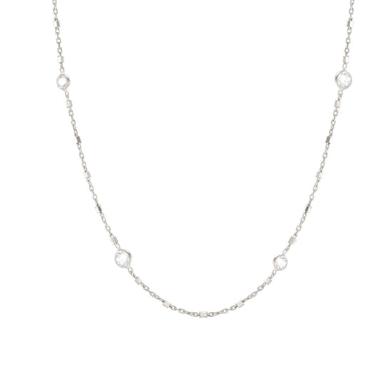 BELLA series ed, DETAILS, 925 silver,CZ,Mixed Chain NL 146686/034
