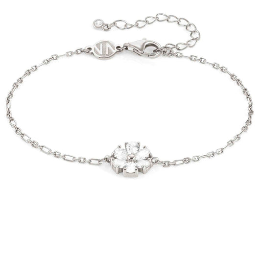 SWEETROCK bracelet ed. NATURE  925 silver,CZ, Flower 148037/043