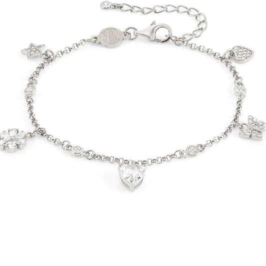SWEETROCK bracelet ed. NATURE  925 silver, CZ,  (RICH) Mixed Silver 148038/046