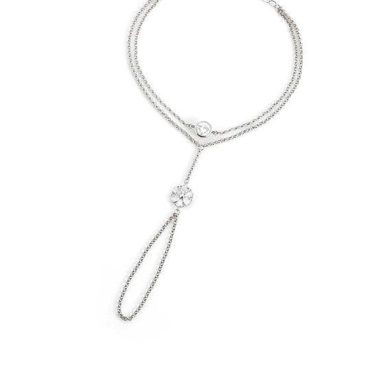 SWEETROCK ring bracelet ed. NATURE 925 silver, CZ, Silver Flower 148044/043