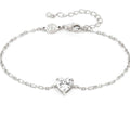 SWEETROCK bracelet ed. SPARKLING LOVE, 925 silver,CZ, Silver