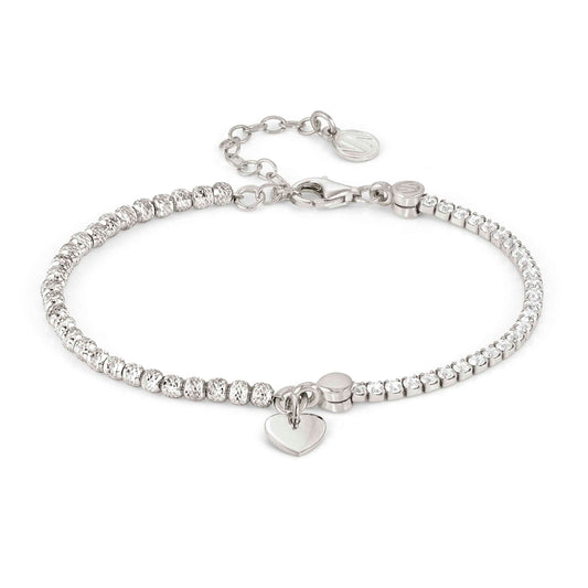 CHIC & CHARM bracelet ed. CELEBRATION 925 silver, CZ, (SYMBOL) Silver Heart 148616/086