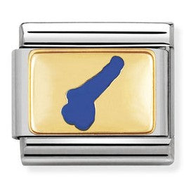 030288/01 Classic ,stainless steel ,enamel,yellow  gold  Lake Garda