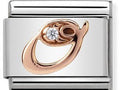 430310/15 Classic 9ct Rose Gold Letter O