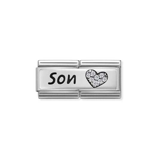 330731/03 Classic Silver, CZ Double.   SON