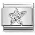 330304/25 Classic Silvershine Asymmetric Star