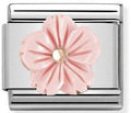 430510/03 Classic S/Steel 9K Rose GoldFlower in ROSE CORAL